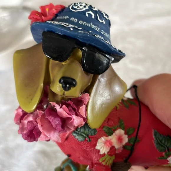 Westland Giftware “Hot Diggity!” dachshund Long Hot Summer figurine. - Picture 10 of 14